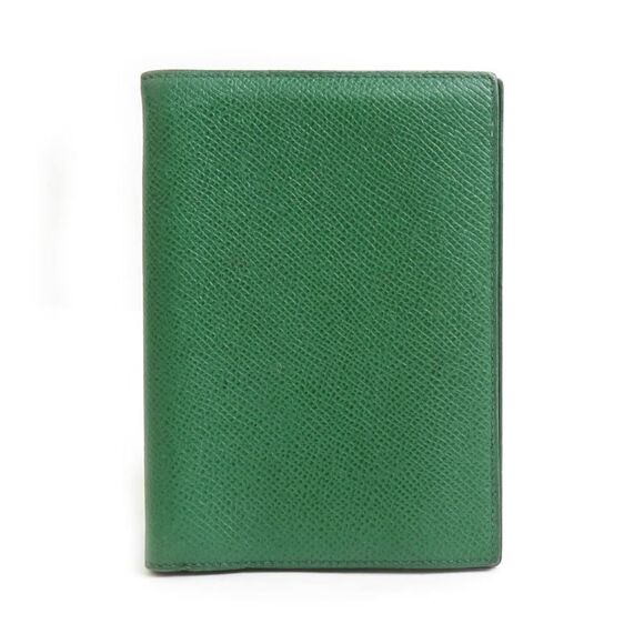 HERMES Other - Hermes Hermès Leather Notebook Cover, Green, Unisex, e61364a